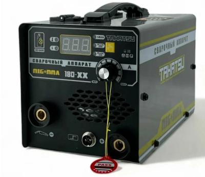Сварочный аппарат TAKATSU 180XX Инверторный полуавтомат,сварка без газа, 7,9кВт, ток 20-180А