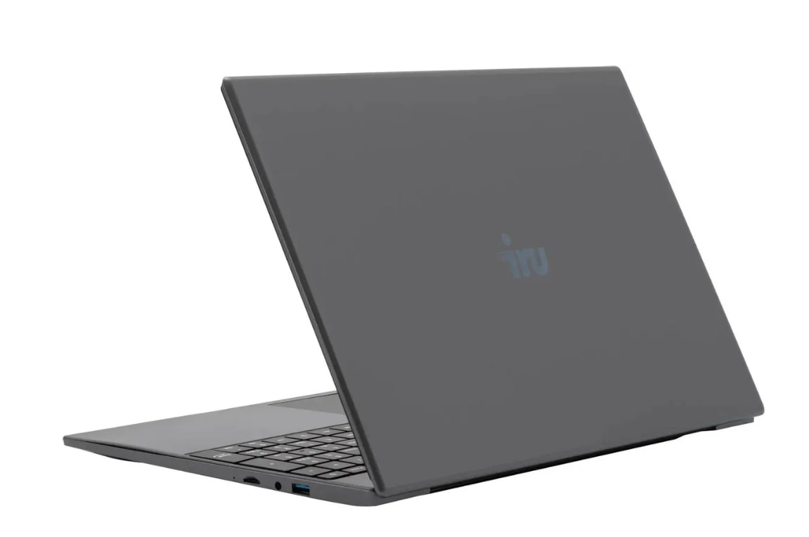 Ноутбук IRU Tactio 15PHR Ryzen 5 7430U/16Gb/SSD512Gb/Vega 7/15,6" IPS/FHD/DOS/black