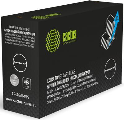 Картридж Cactus CS-C057H-MPS Cartridge 057 черный (15000стр.) для Canon i-SENSYS LBP226dw/2