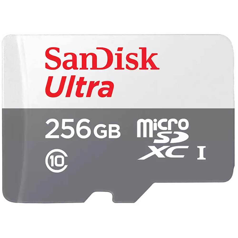 Карта памяти Transflash (MicroSDХC) Card 256 GB Class 10 Sandisk Ultra Class 10, UHS-I, R 100 МБ/с 
