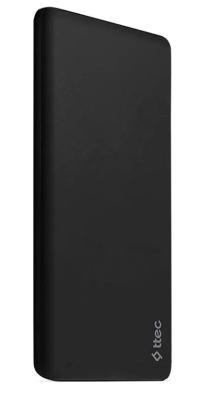 Внешний аккумулятор TTEC PowerSlim S 10.000mAh Powerbank (12 in Display Box). Цвет: черный