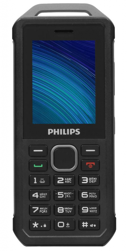 Сотовый телефон Philips E2317 серый (2G,2*SIM,2,4",320х240,mSD до 32Gb,0.3Мп,2500 мАч,FM,BT,Type-C)