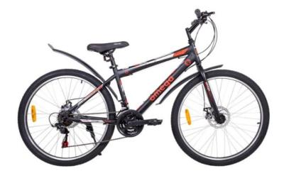 Велосипед МЕЧТА OMEGA (26''  рост. 16) black-red-silver