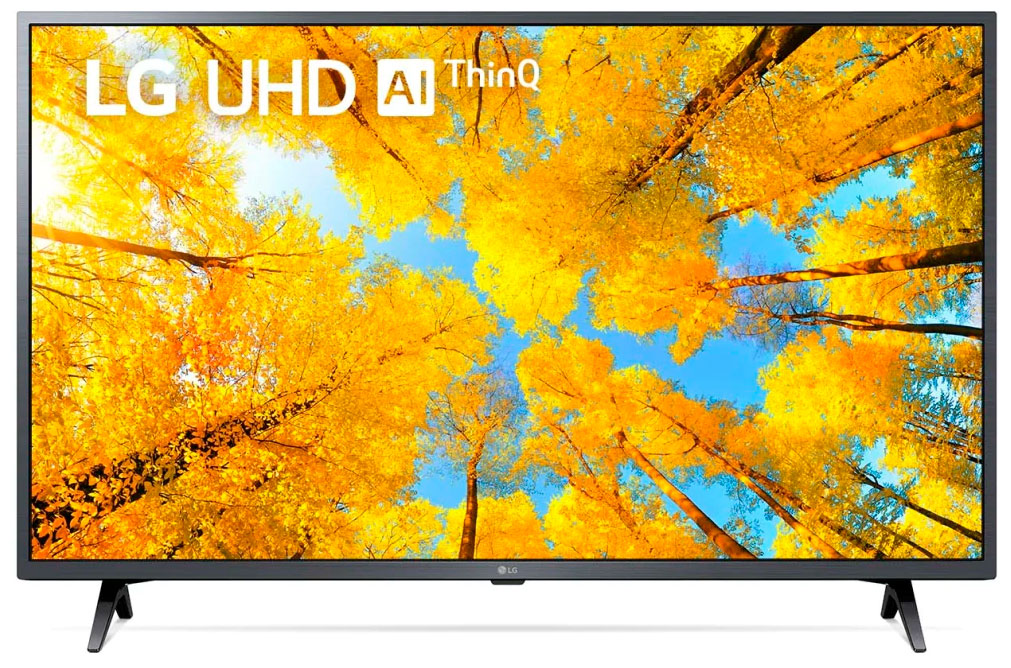 Телевизор 50" LG 50UQ7600 Smart темный металлик/4K Ultra HD/60Hz/DVB-T2/DVB-C/DVB-S2