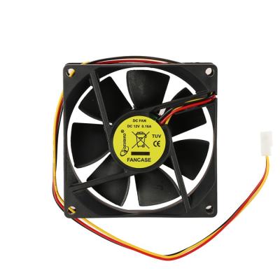 Вентилятор Gembird FANCASE, 80x80x25 втулка, 3 pin, провод 30 см 