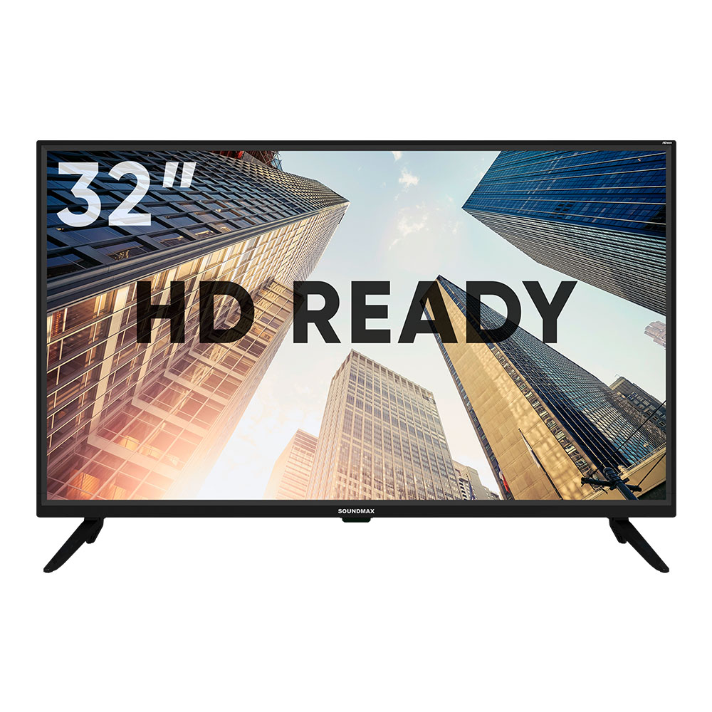 Телевизор 32" SOUNDMAX SM-LED32M12S(черный) SmartTV /HD/DVB-T/60Hz/DVB-T2/DVB-C/DVB-S2