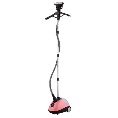 Отпариватель напольный Centek CT-2375 с утюжком, Розовый с черным