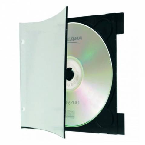 Коробка для 1 CD Slim 3мм, ClipTray