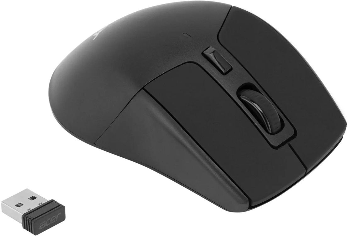 Мышь Acer OMR150 черный оптич. 1600dpi беспров. USB 6but (ZL.MCEEE.00K)