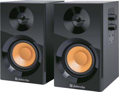 Колонки DEFENDER Aurora S12 акустическая 2.0 система 12 Вт, деревянный корпус, 220В