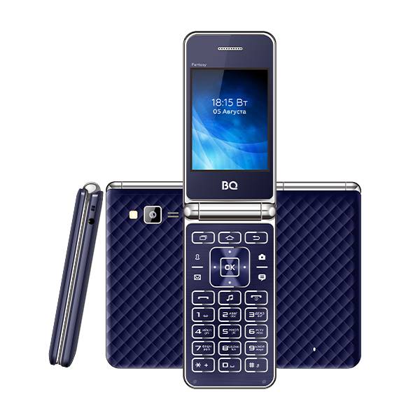 Сотовый телефон BQ BQM-2840 Fantasy темно-синий (2*SIM,2,8",32Mb,320х240,mSD до 32 ГБ,0,08Мп,800мАч)