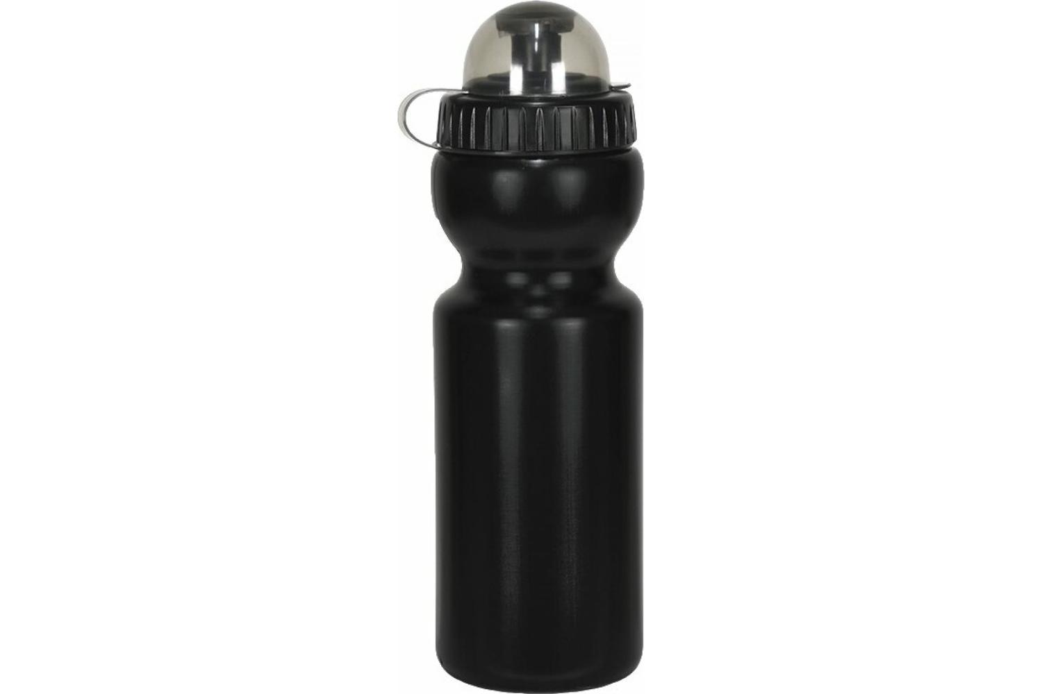 Фляга CWB-700G,750мл,пластик,с клапаном и защитным колпачком,черная