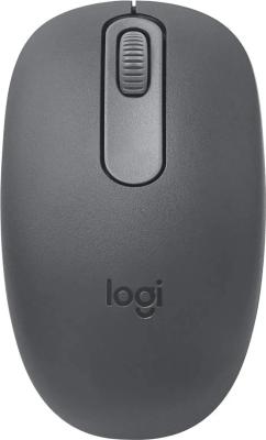 Мышка Logitech M196 графитовый беспроводная BT (910-007315)