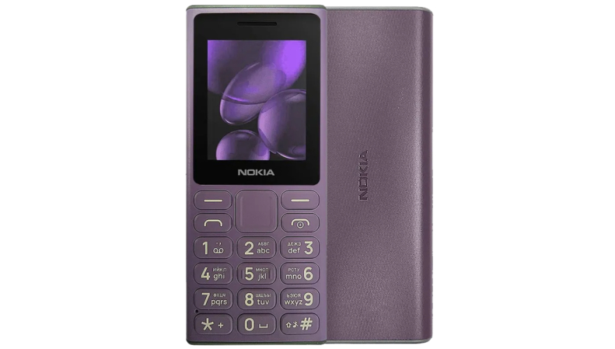Сотовый телефон Nokia 108 TA-1627 DS Violet (2G,2*SIM,2.0",160х128,mSD до 32Gb,1000 мАч,FM,BT)