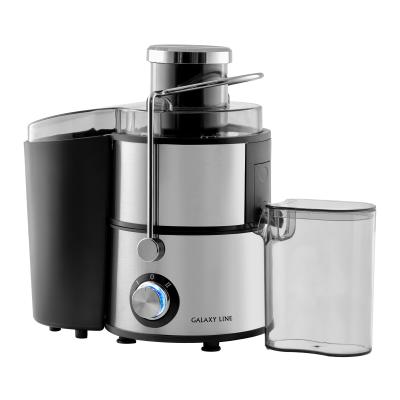 Соковыжималка Galaxy LINE GL 0809 серебристый, центробежная, 1200 Вт, 19 000 об/мин, 2 скорости