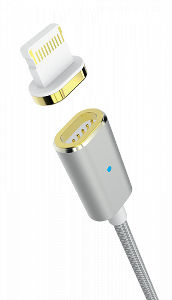 Магнитный кабель USB с разъемом 8-pin для Apple, 1.2м, Partner