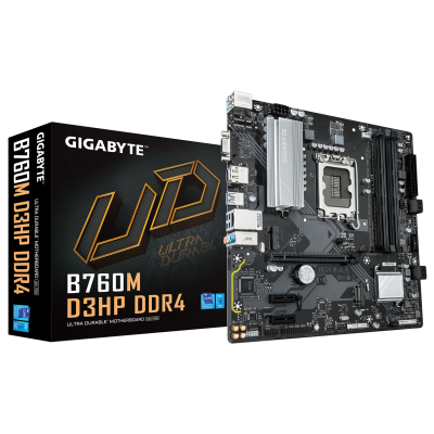 Материнская плата Gigabyte B760M D3HP 4хDDR4, Socket 1700