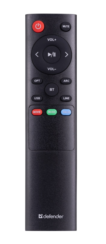 Колонки DEFENDER Melis 2.0, 60 Вт, BT/USB/Opt/ARC/DSP 
