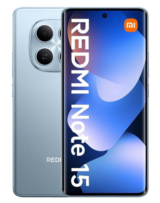 Смартфон Xiaomi Redmi Note 15 8/256Gb синий <2SIM 4G 6.77" 8х2.2ГГц 2392х1080 108+20 6000mAh And15>