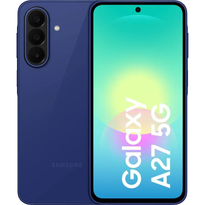 Смартфон Samsung SM-A276 Galaxy A27 6/128Gb синий <2SIM 6.7" 8х2.4ГГц 2340х1080 50+12 NFC And16>