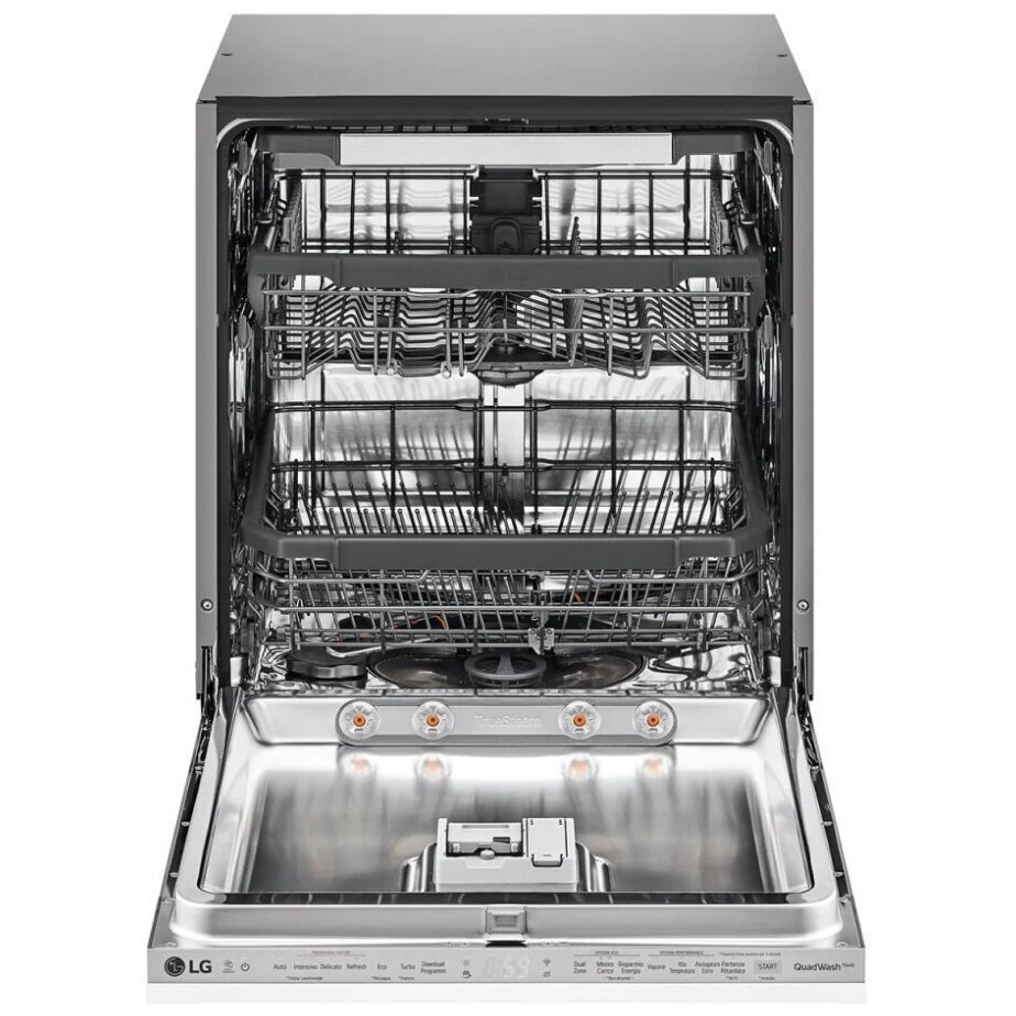 Посудомоечная машина LG DB325TXS (14 компл,"А"0.951кВтч/цикл,60х55х82см,10 программ,9.5л/цикл)сталь
