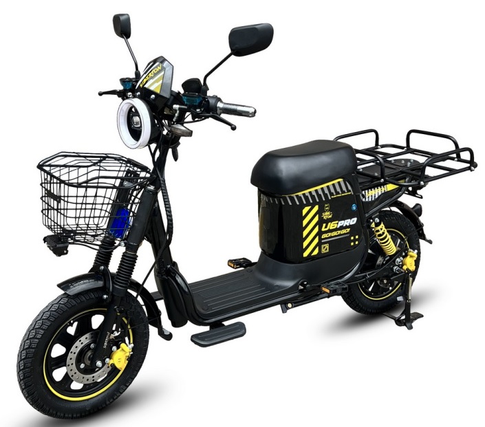 Электроскутер SIBERTON U6 1500W колеса 16'' 60V/45A (железофосфат) до 100км