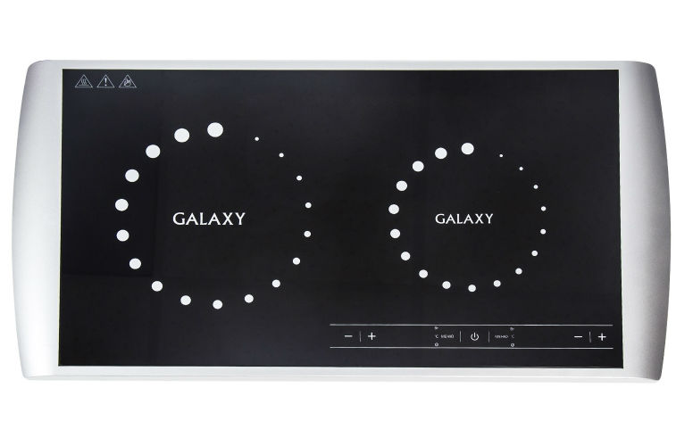 Плитка индукционная Galaxy GL 3056 2900 Вт, 2 конфорки (1600 Вт+ 1300 Вт)