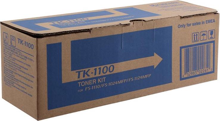Тонер-картридж Kyocera TK-1100 для FS-1110/1024/1124/ (2100 стр.)  оригинал