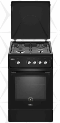Плита газовая EFES SGG-50M40S8 черный (сталь реш-ки/58 л/50*55)