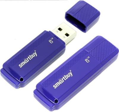 Флэш-память USB 8 GB Smartbuy Dock Blue (SB8GBDK-B)