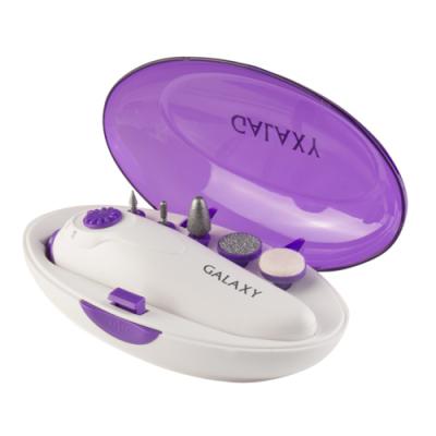 Набор для маникюра и педикюра Galaxy GL 4912, 2 скорости,5 насадок