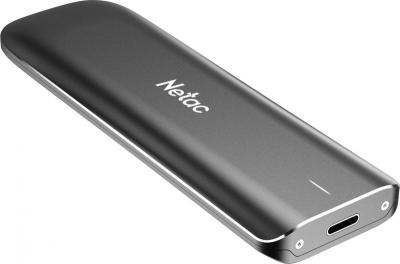 Внешний диск SSD 500Gb Netac ZX <NT01ZX-500G-32BK> (USB3.2 Type C, up to 1050/950MBs, 105х34х10,5)