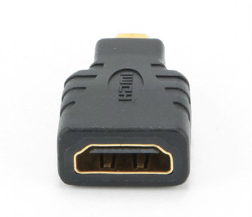 Переходник HDMI-microHDMI Cablexpert A-HDMI-FD, 19F/19M, золотые разъемы
