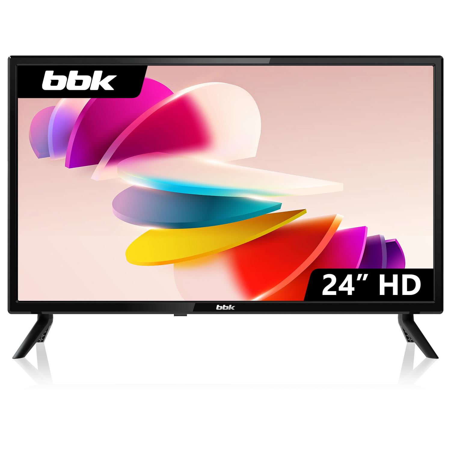 Телевизор 24" BBK 24LEM-1046/T2C черный/HD READY/50Hz/DVB-T/DVB-T2/DVB-C/USB
