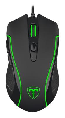 Мышь T-line Lynx оптика, RGB, 6кнопок,7200dpi проводная игровая черная Defender 