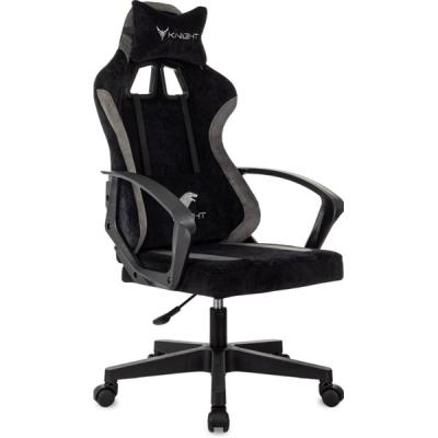 Кресло игровое Knight Optimum черный/серый