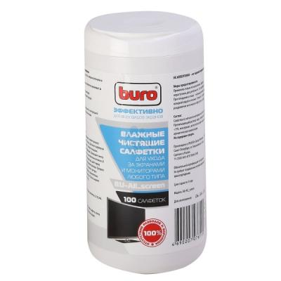 Салфетки BURO (BU-All_screen) для экранов туба 100шт