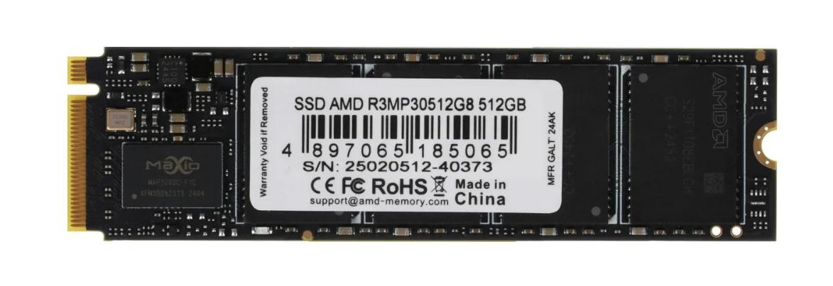 Диск SSD M.2 2280 512Gb AMD R3 R3MP30512G8 (PCI-E 3.0)