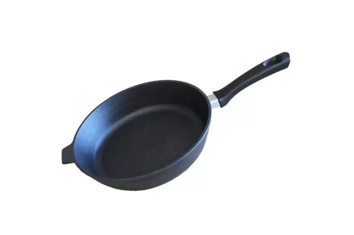 Сковорода-гриль 28 см Камская посуда чугун с бакелитовой ручкой б8060 (Н.Челны)