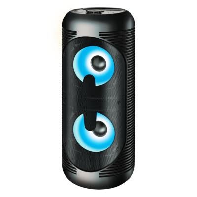 Колонка Ginzzu GM-210, Акустическая система Midi RGB/BT/USB/TF/FM/ДУ