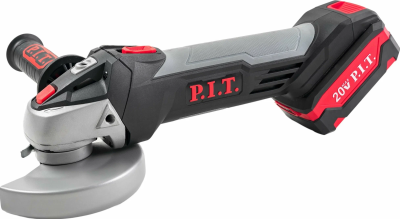 Шлифмашина угловая P.I.T. PWS20H-125C/1 аккумуляторная 20В 4Ач, 7000 об/мин, М14, D125мм