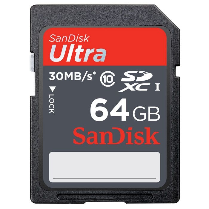 Карта памяти SDXC  64GB SanDisk Ultra SDXCI class 10