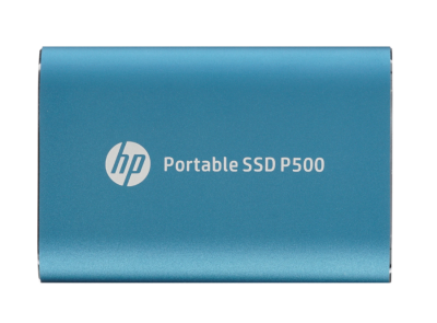 Внешний диск SSD 500GB HP P500 Series Blue <7PD54AA> (USB 3.2 Type-C, up to 370/200Mbs, 300TBW)