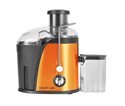 Соковыжималка Galaxy LINE GL 0814, пламенный поцелуй, центробежная, 850 Вт, 65 мм горловина,16 000 о