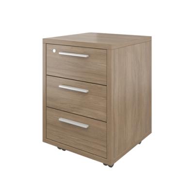 ДУБЛИН ДБ 17.12 Тумба подкатная с замком (ДБ17_1+ДБ17_2) 450х450х600 Дерево карбон