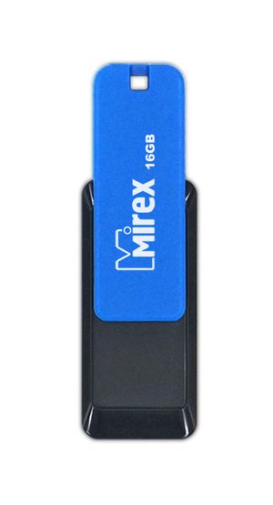 Флэш-память USB_ 16 GB Mirex City, USB 2.0, Синий