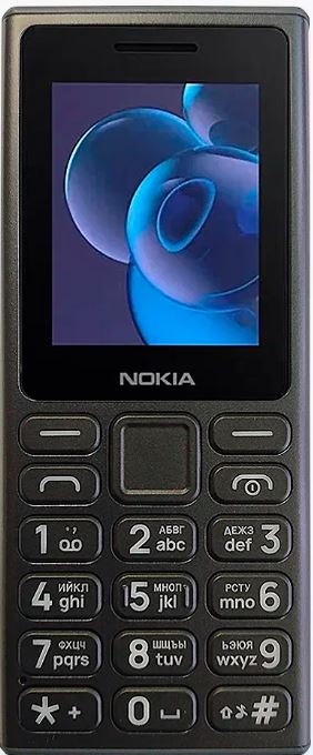 Сотовый телефон Nokia 125 TA-1655 DS черный (2G,2*SIM,2.0",160х128,mSD до 32Gb,0.3Мп,1000 мАч,FM,BT)