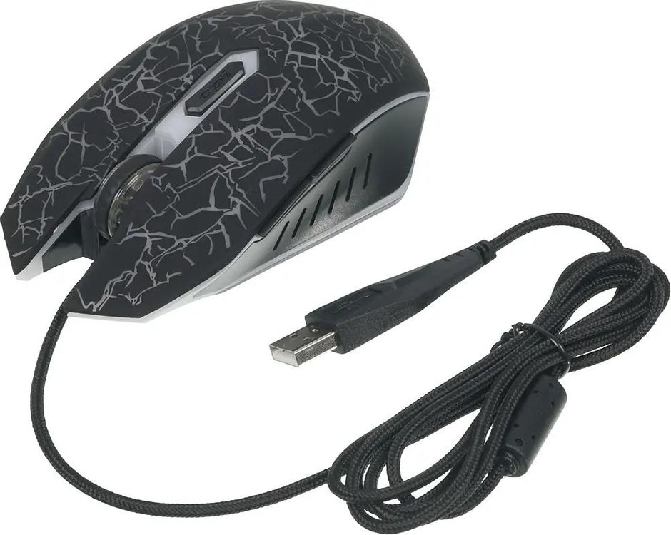 Мышь Oklick 905G INVASION черный оптическая (3600dpi) USB для ноутбука (6but)