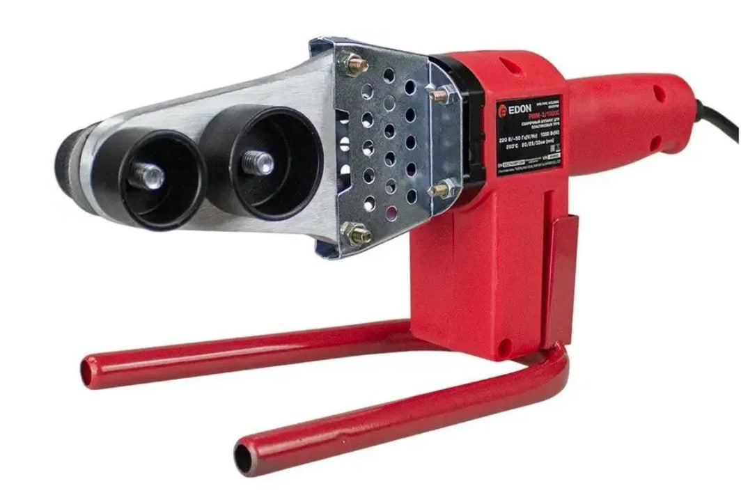 Сварочный аппарат для пластиковых труб Edon PWM-3/1000C (1000Вт; 260°С; 20/25/32)