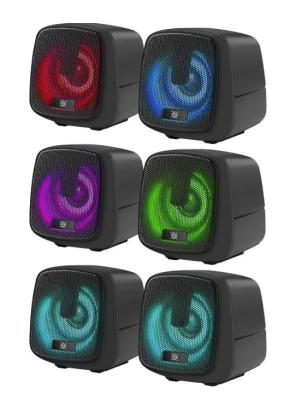 Колонки DEFENDER J2 2.0, 6 Вт, подсветка, питание от USB